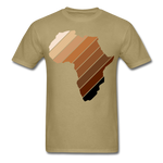 Africa Continent Shades T-Shirt - khaki