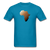 Africa Continent Shades - turquoise