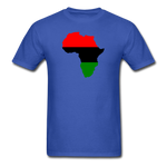 Africa Map - royal blue
