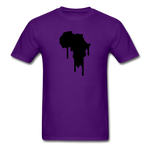 Africa  Continent  Drip - purple