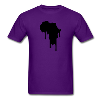 Africa  Continent  Drip - purple