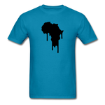 Africa  Continent  Drip - turquoise