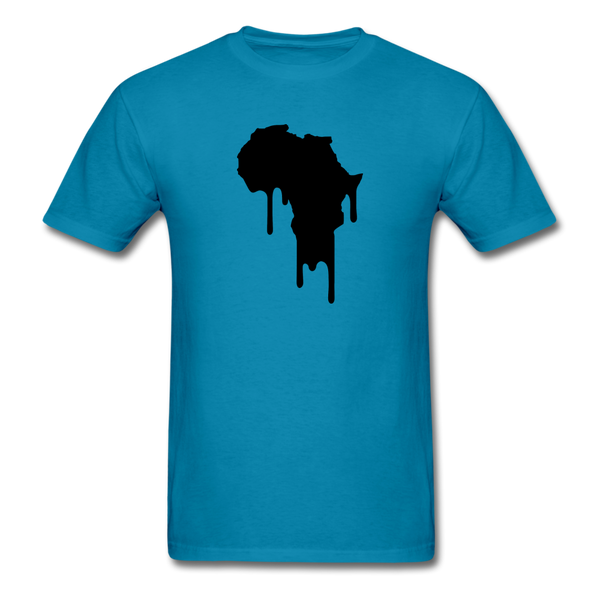 Africa  Continent  Drip - turquoise