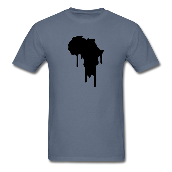 Africa  Continent  Drip - denim