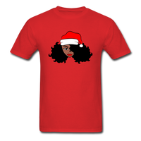 Afro Santa Claus Girl - red