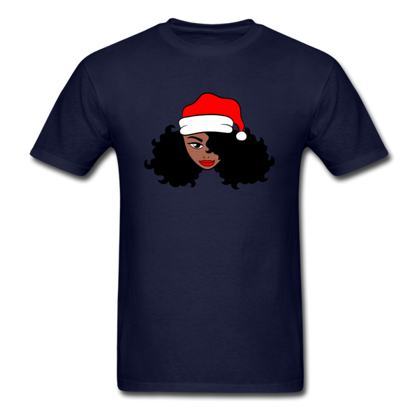 Afro Santa Claus Girl - navy