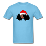 Afro Santa Claus Girl - aquatic blue