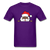 Peekaboo Black Santa - purple