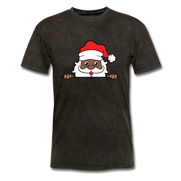 Peekaboo Black Santa - mineral black