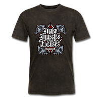 Make Muscle Not Excuse - mineral black