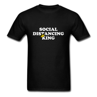 Social Distancing King - black