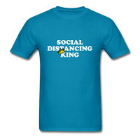 Social Distancing King - turquoise