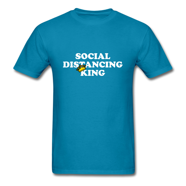 Social Distancing King - turquoise