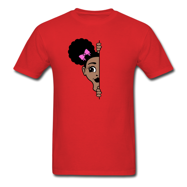 Afro Puff Girl - red