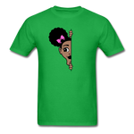 Afro Puff Girl - bright green
