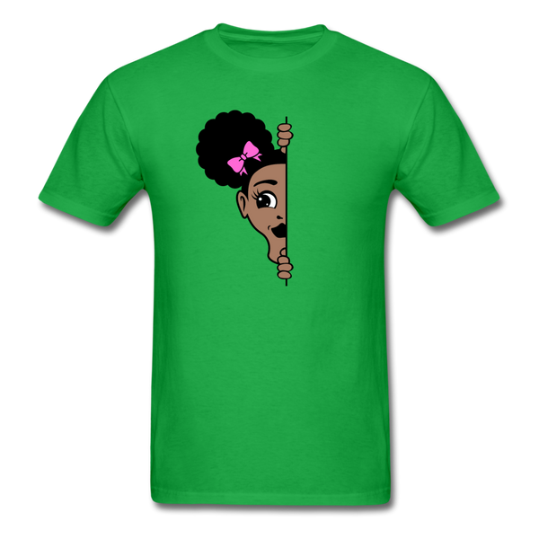 Afro Puff Girl - bright green