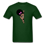 Afro Puff Girl - forest green