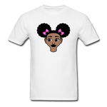 Afro Puffs Girl - white