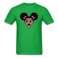 Afro Puffs Girl - bright green