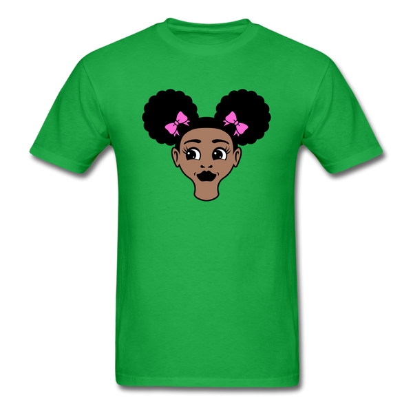 Afro Puffs Girl - bright green