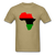 Africa Map - khaki