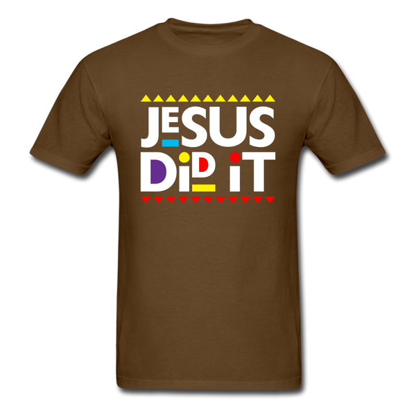 Jesus Did It - brown