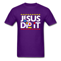 Jesus Did It - purple