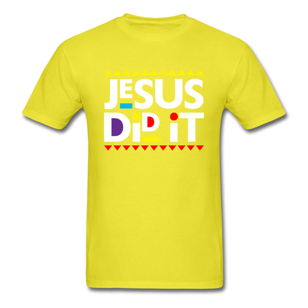 Jesus Did It - yellow