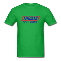 Thicker Than A Snicker - bright green