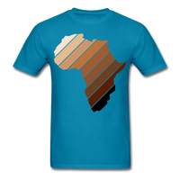 Africa Continent Shades T-Shirt - turquoise