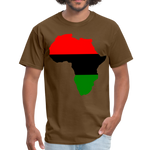 Africa Map T-Shirt - brown