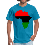 Africa Map T-Shirt - turquoise