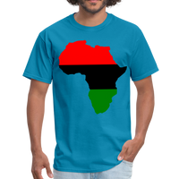 Africa Map T-Shirt - turquoise