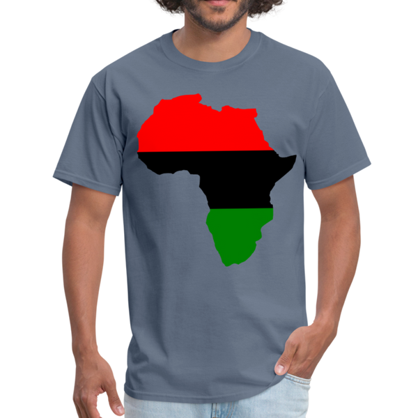 Africa Map T-Shirt - denim