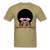 Afro Puff Bandana Girl 2 T-Shirt - khaki