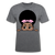 Afro Puff Bandana Girl 2 T-Shirt - mineral charcoal gray