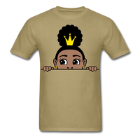 Afro Puff Crown Girl - khaki