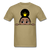 Afro Puff Crown Girl - khaki