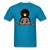 Afro Puff Crown Girl - turquoise