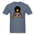 Afro Puff Crown Girl - denim