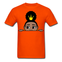 Afro Puff Crown Girl - orange