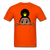 Afro Puff Crown Girl - orange