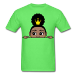 Afro Puff Crown Girl - kiwi
