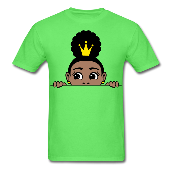 Afro Puff Crown Girl - kiwi