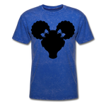 Afro Puffs Girl T-Shirt - mineral royal