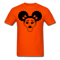 Afro Puffs Girl T-Shirt - orange