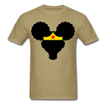 Afro Puffs Girl Wonder Women T-Shirt - khaki