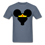 Afro Puffs Girl Wonder Women T-Shirt - denim