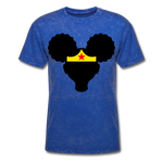 Afro Puffs Girl Wonder Women T-Shirt - mineral royal