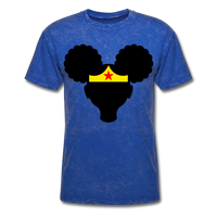 Afro Puffs Girl Wonder Women T-Shirt - mineral royal